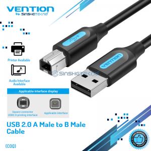 Kabel Data USB 2.0 A Male to B Male Printer SoundCard, Vention (1 Meter)