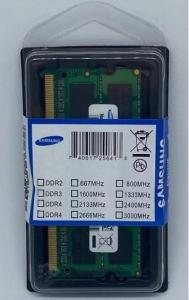 RAM SODIMM Laptop/Notebook DDR3 (2 GB) (PC 12800 / 1600 MHz) (1,5V), Samsung