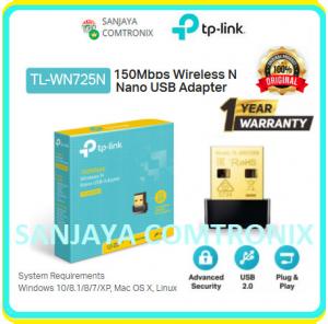 150 Mbps Wireless N Nano USB Adapter, TP-Link TL-WN725N