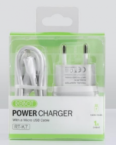 Charger + Kabel Data Micro, Robot RT-K7