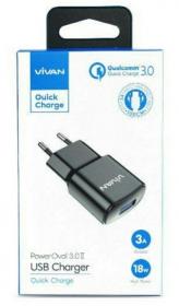USB Charger Type-C, Vivan Power Charger 3.0