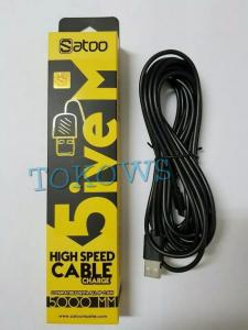 Kabel Data Micro Panjang, Satoo (5 Meter)