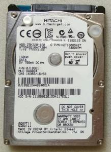HDD SATA 2.5" (160 GB), Hitachi